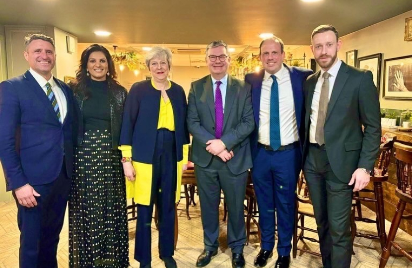 Fundraiser with Theresa May 