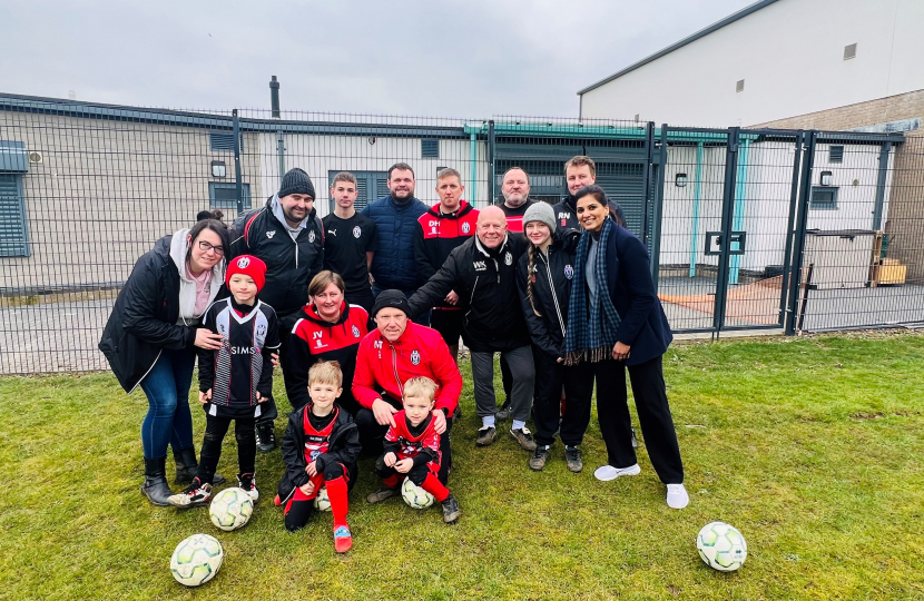 Shazna with Tattenhoe Youth FC