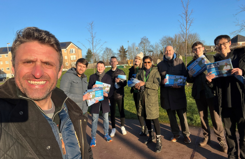 Campaigning with Ben Everitt MP 