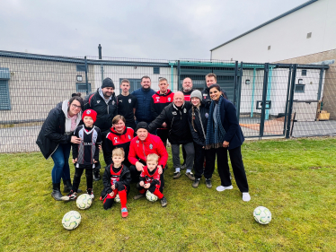 Shazna with Tattenhoe Youth FC