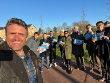 Campaigning with Ben Everitt MP 